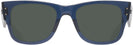 Square Transparent Dark Blue Ray-Ban 0840V Progressive No Line Reading Sunglasses View #2