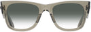 Square Transparent Green Ray-Ban 0840V w/ Gradient Progressive No Line Reading Sunglasses View #2