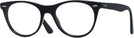 Round Black Ray-Ban 2185V Computer Style Progressive View #1