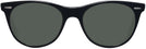 Round Black Ray-Ban 2185V Progressive Reading Sunglasses View #2