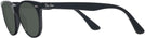 Round Black Ray-Ban 2185V Progressive Reading Sunglasses View #3