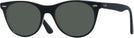 Round Black Ray-Ban 2185V Progressive Reading Sunglasses View #1