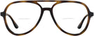 Aviator Havana Ray-Ban 4376V Bifocal View #2