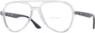 Aviator Transparent Ray-Ban 4376V Bifocal View #1