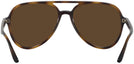 Aviator Havana Ray-Ban 4376V Progressive No Line Reading Sunglasses View #4