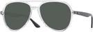 Aviator Transparent Ray-Ban 4376V Progressive No Line Reading Sunglasses View #1