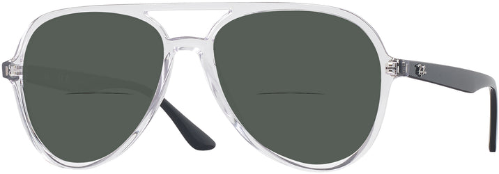 Aviator Transparent Ray-Ban 4376V Bifocal Reading Sunglasses View #1