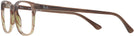 Rectangle Striped Brown &amp; Green Ray-Ban 5418 Progressive No Line Bifocal View #3