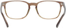 Rectangle Striped Brown &amp; Green Ray-Ban 5418 Single Vision Full Frame View #4