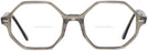 Round Transparent Green Ray-Ban 5472 Bifocal View #2
