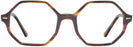 Round Striped Havana Ray-Ban 5472 Single Vision Full Frame View #2