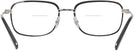 Rectangle Black On Silver Ray-Ban 6495 Bifocal View #4