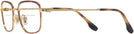 Rectangle Havana On Gold Ray-Ban 6495 Bifocal View #3