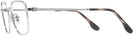 Rectangle Silver Ray-Ban 6511 Computer Style Progressive View #3