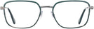 Rectangle Green On Gunmetal Ray-Ban 6511 Computer Style Progressive View #2