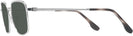 Rectangle Silver Ray-Ban 6511 Progressive No-Line Reading Sunglasses View #3