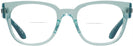 Square Transparent Green Ray-Ban 7210 Bifocal View #2