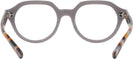 Round Opal Grey Ray-Ban 7214 Progressive No-lines View #4