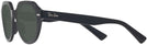 Round Black Ray-Ban 7214 Bifocal Reading Sunglasses View #3