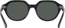 Round Black Ray-Ban 7214 Bifocal Reading Sunglasses View #4