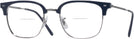 Square Blue On Gunmetal Ray-Ban 7216 Bifocal View #1