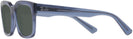 Rectangle Transparent Blue Ray-Ban 7217 Progressive No Line Reading Sunglasses View #3