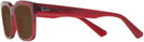 Rectangle Transparent Red Ray-Ban 7217 Bifocal Reading Sunglasses View #3