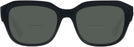Square Black Ray-Ban 7225 Bifocal Reading Sunglasses View #2