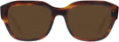 Square Striped Havana Ray-Ban 7225 Bifocal Reading Sunglasses View #2
