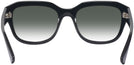 Square Black Ray-Ban 7225 w/ Gradient Progressive No-Line Reading Sunglasses View #4