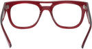 Aviator,Square Transparent Red Ray-Ban 7226 Single Vision Full Frame View #4