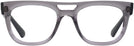 Aviator,Square Transparent Gray Ray-Ban 7226 Single Vision Full Frame View #2