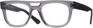 Aviator,Square Transparent Gray Ray-Ban 7226 Progressive No-Lines View #1