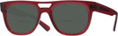Aviator,Square Transparent Red Ray-Ban 7226 Bifocal Reading Sunglasses View #1