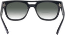 Aviator,Square Black Ray-Ban 7226 w/ Gradient Bifocal Reading Sunglasses View #4