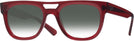 Aviator,Square Transparent Red Ray-Ban 7226 w/ Gradient Progressive No-Line Reading Sunglasses View #1