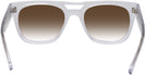 Aviator,Square Transparent Ray-Ban 7226 w/ Gradient Progressive No-Line Reading Sunglasses View #4