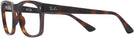 Square Havana Ray-Ban 7228 Computer Style Progressive View #3