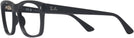 Square Matte Black Ray-Ban 7228 Computer Style Progressive View #3