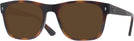 Square Havana Ray-Ban 7228 Progressive No-Line Reading Sunglasses View #1