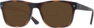 Square Havana Ray-Ban 7228 Bifocal Reading Sunglasses View #1