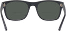 Square Matte Black Ray-Ban 7228 Bifocal Reading Sunglasses View #4