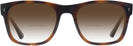 Square Havana Ray-Ban 7228 w/ Gradient Bifocal Reading Sunglasses View #2