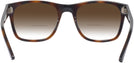 Square Havana Ray-Ban 7228 w/ Gradient Bifocal Reading Sunglasses View #4