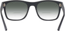 Square Matte Black Ray-Ban 7228 w/ Gradient Bifocal Reading Sunglasses View #4