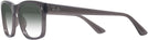 Square Opal Dark Grey Ray-Ban 7228 w/ Gradient Progressive No-Line Reading Sunglasses View #3