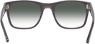 Square Opal Dark Grey Ray-Ban 7228 w/ Gradient Progressive No-Line Reading Sunglasses View #4
