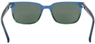 Square Blue Green Seattle Eyeworks 970 Progressive No Line Reading Sunglasses View #4