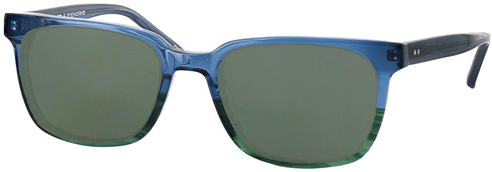 Square Blue Green Seattle Eyeworks 970 Progressive No Line Reading Sunglasses View #1