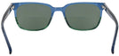 Square Blue Green Seattle Eyeworks 970 Bifocal Reading Sunglasses View #4